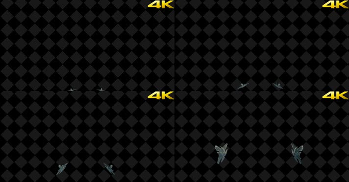 战斗机飞过 转场 三维飞机  