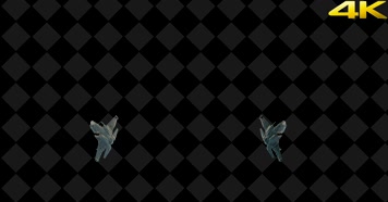 战斗机飞过 转场 三维飞机  