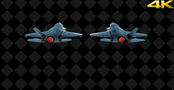 战斗机飞过 转场 三维飞机 