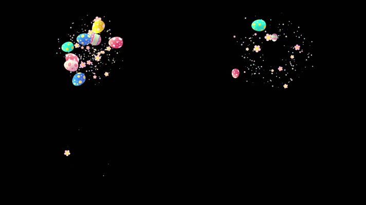 卡通复活节彩蛋透明通道 卡通复活节彩蛋透明通道