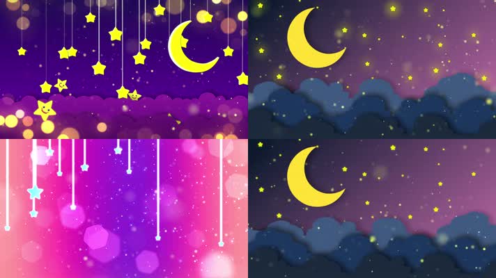 《萤火虫对星星说》卡通歌曲4K