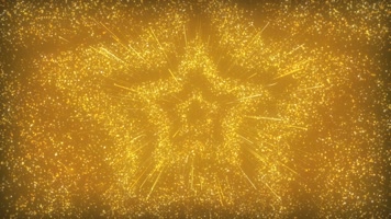 金色星星粒子发射J背景