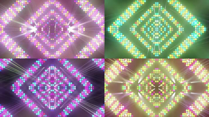 4K动感节奏灯光背景