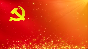 4K党旗红旗飘扬入党宣誓红色党政动态背景