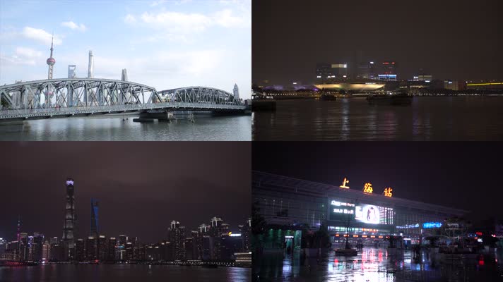 2020最新4K上海地标建筑延时