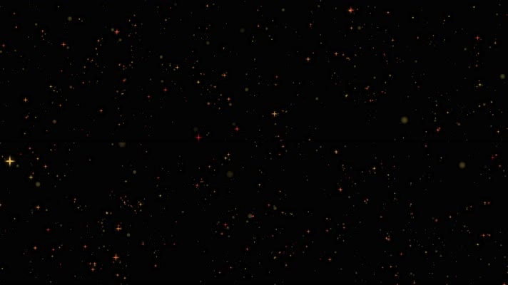 【4K原创】大气金色星光粒子光线喜庆动态