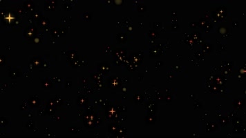 【4K原创】大气金色星光粒子光线喜庆动态