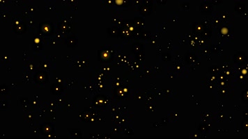 【4K原创】金色星光粒子上升02