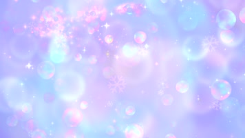魔法魔幻气泡雪花背景 魔法魔幻气泡雪花背景