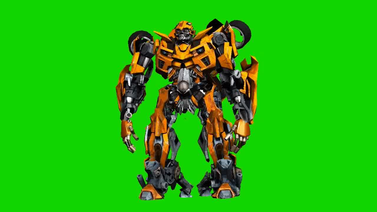 机器人绿屏，变形金刚绿屏