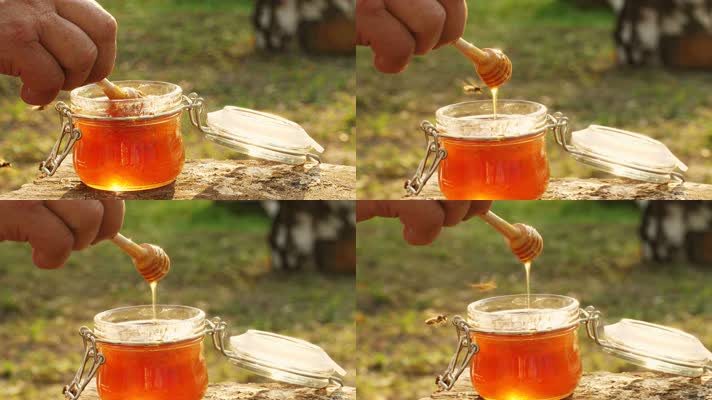 【4K】天然蜂蜜糖浆