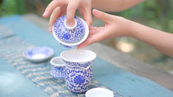 竹林美女茶艺茶道4K 竹林美女茶艺茶道4K