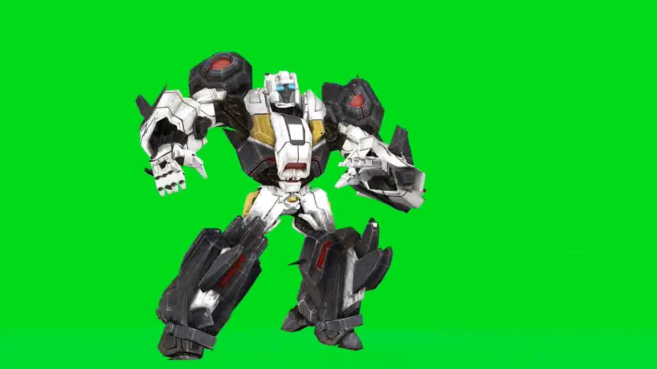 机器人绿屏，变形金刚绿屏