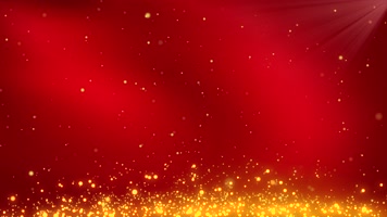 【4K原创】唯美金色星光粒子上升动态背景