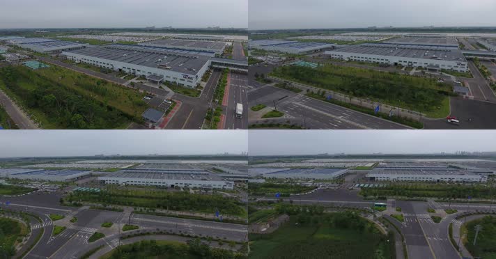 4k航拍现代工业产业工业园 4k航拍现代工业产业工业园