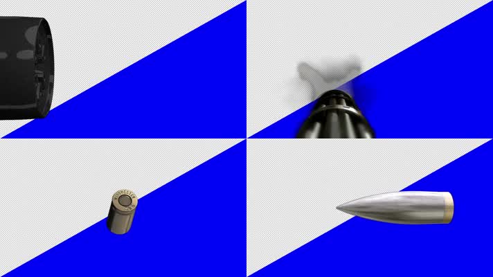 1组透明遮罩体育射击动画