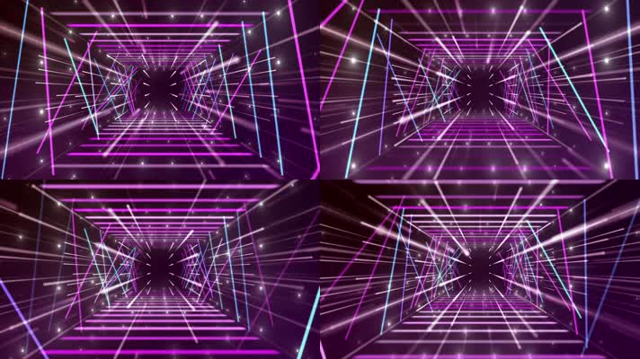 4K动感酒吧线条背景