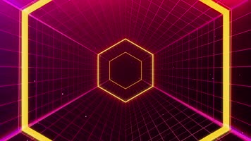 光线穿梭舞台背景