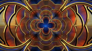 黑金花瓣隧道穿梭歌舞背景