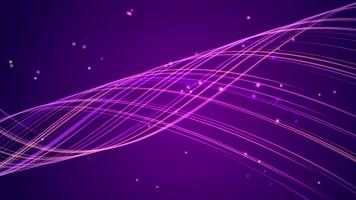 4K紫色粒子线条