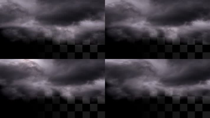 天空闪电 电闪雷鸣 风暴  