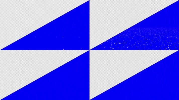 冰雹雨透明通道8个素材