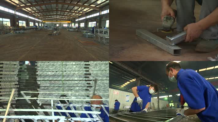 企业乡镇企业复工复产电焊工门窗厂