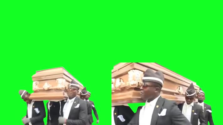 黑人抬棺舞绿屏
