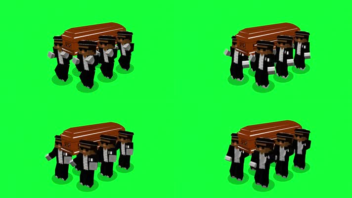 黑人抬棺舞绿屏