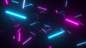 大气时尚彩色霓虹发光VJ