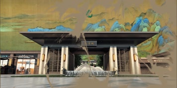 地产中国风玉卷轴LOGO片头（超值）