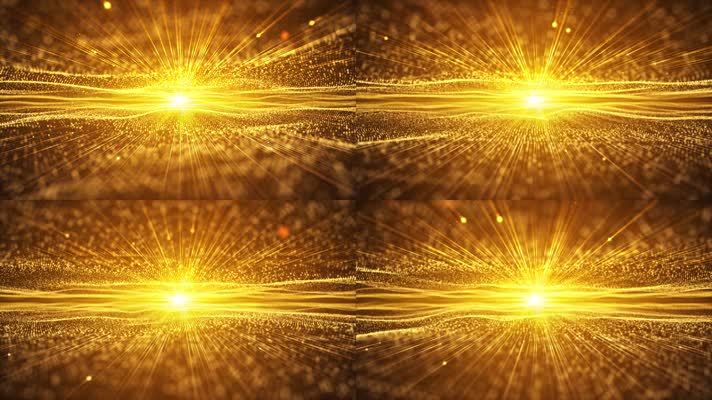 金色粒子阳光背景