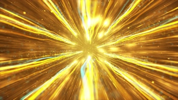 金色粒子阳光射线舞台背景