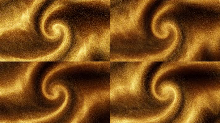 金色星光闪烁扭曲漩涡背景