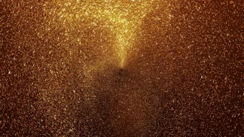 金色星光闪烁灰尘背景