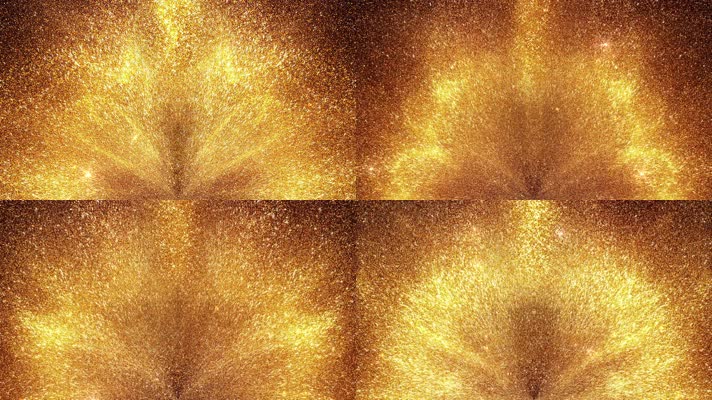 金色星光闪烁灰尘背景