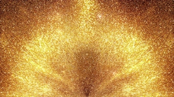 金色星光闪烁灰尘背景