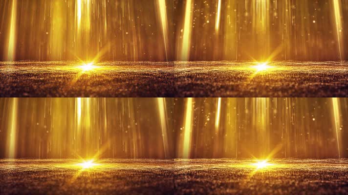 金色粒子阳光颁奖背景