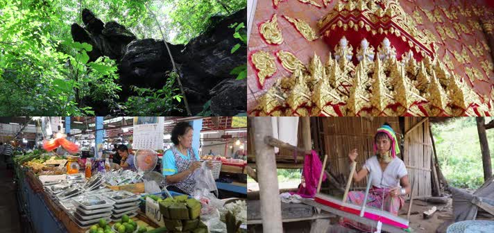 泰国人文历史自然风景旅游观光4K实拍