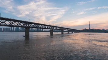 6K武汉长江大桥日转夜延时