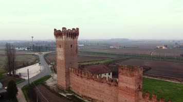 意大利城市建筑航拍