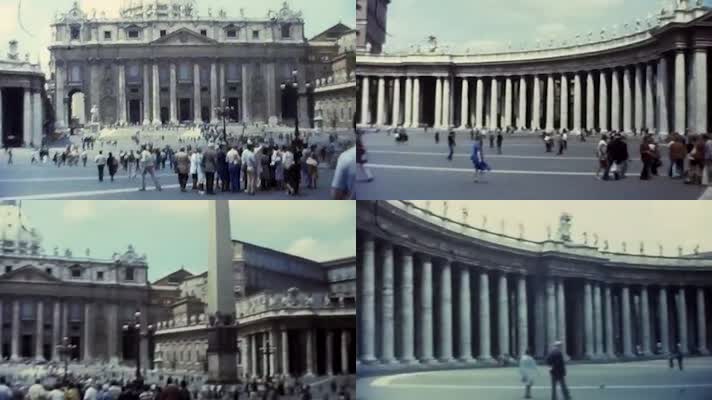 1970梵蒂冈城市风光