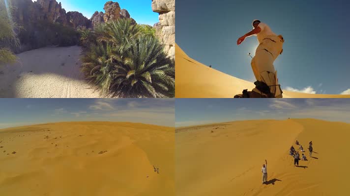 北非撒哈拉大沙漠实拍