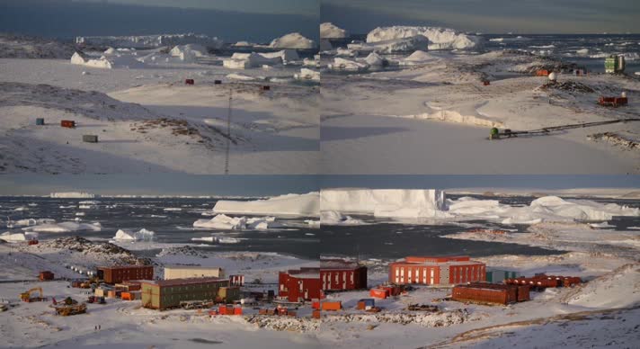 南极中山站全景