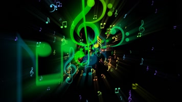 音乐音符唱歌歌舞舞台背景