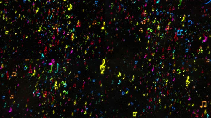 音乐音符唱歌歌舞舞台背景