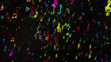 音乐音符唱歌歌舞舞台背景