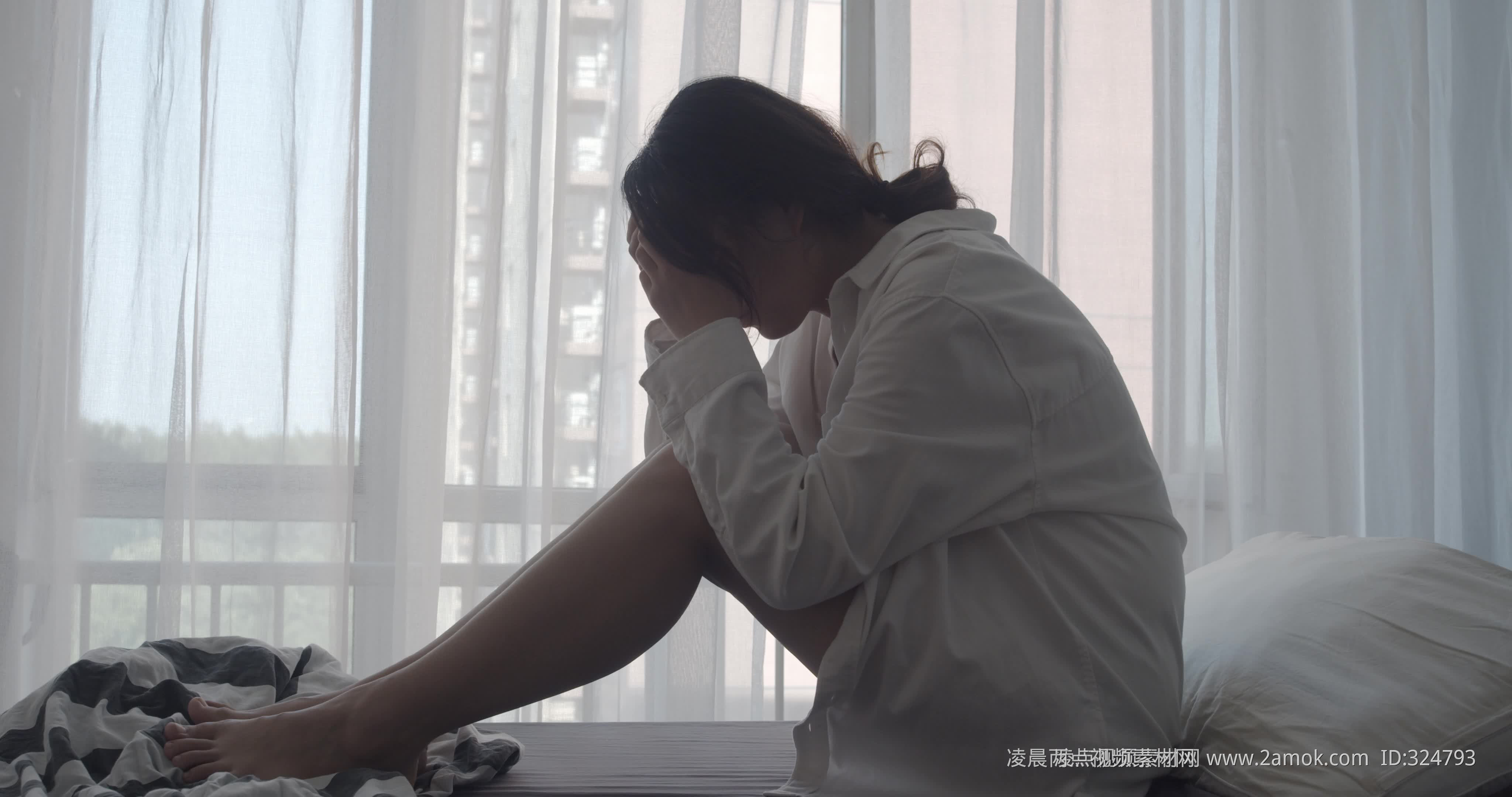 【1440x900】伤心的女生桌面壁纸 - 彼岸桌面