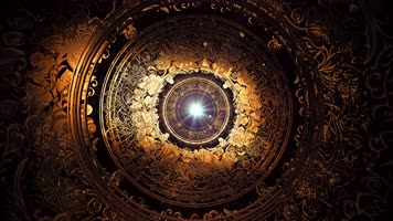 古典纹饰花纹舞台背景02