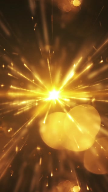 金色粒子快闪主题背景